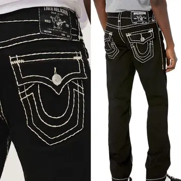TRUE RELIGION 인기 블랙 데님