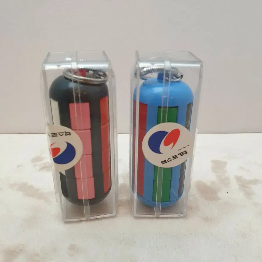 엑스포 93 큐브 퍼즐 맞추기 키링 열쇠고리 꿈돌이 호돌이