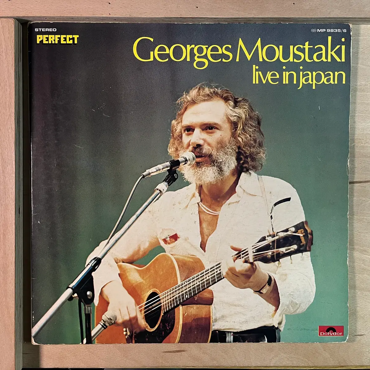 Georges Moustaki Live In Japan 일본반 2LP