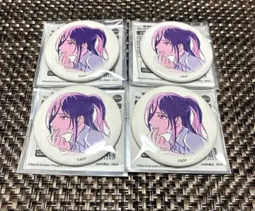 BanG Dream! 뱅드림 신사와 전시회 캔뱃지 세타 카오루 4점 세트