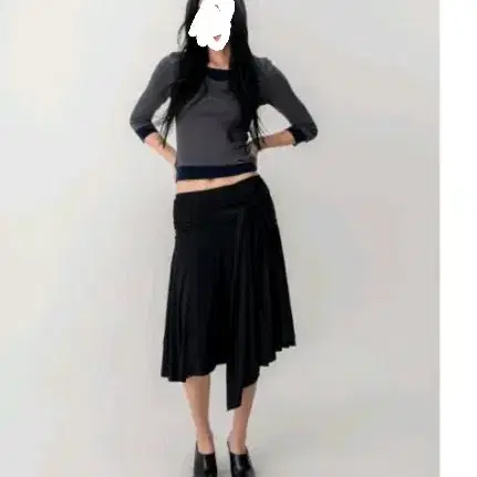 glowny 34 LAYERED CONTRAST HOODIE (DEEP