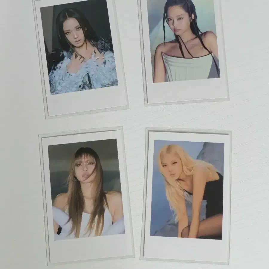 블랙핑크 데드라인 케타포 K4U 폴라로이드 포카 4장 세트