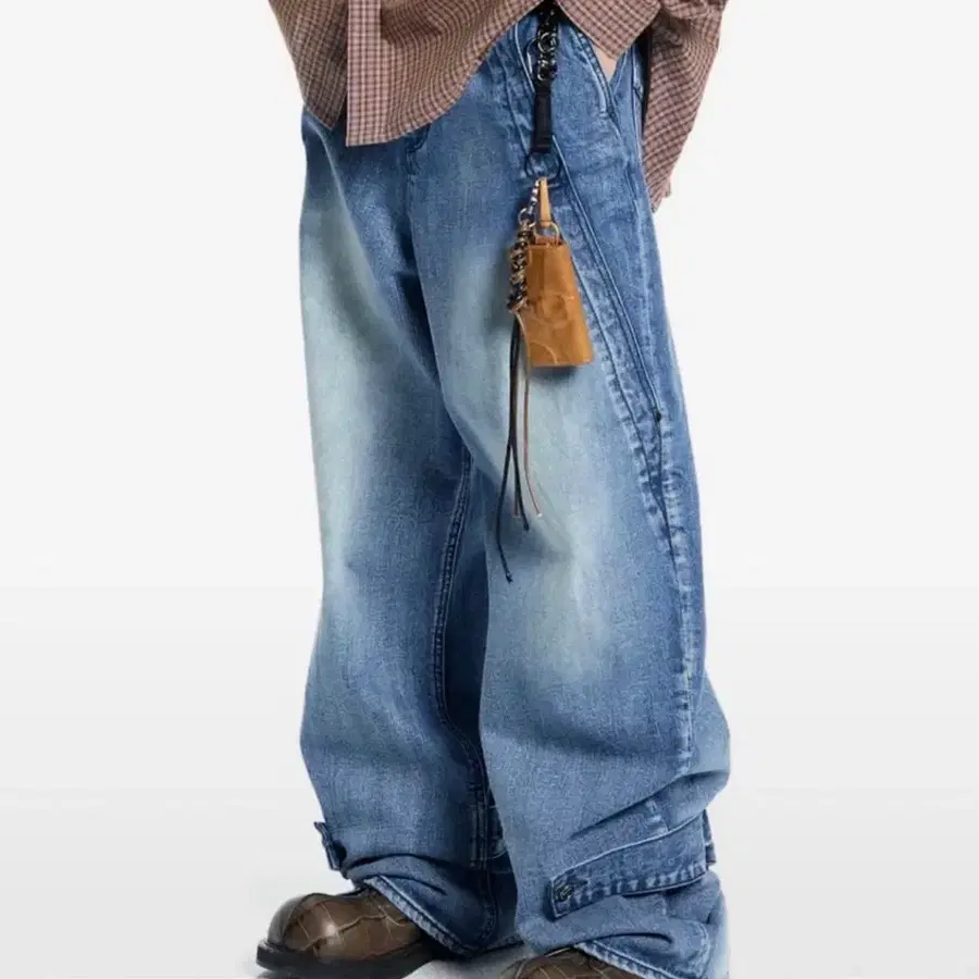 본바트 bold incision wide jean
