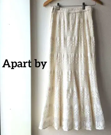 [ Apart by ] 레이스 머메이드 스커트 화이트