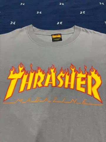 새상품급 레어 프레임 택 THRASHER MAGAZINE T셔츠 L 사이즈
