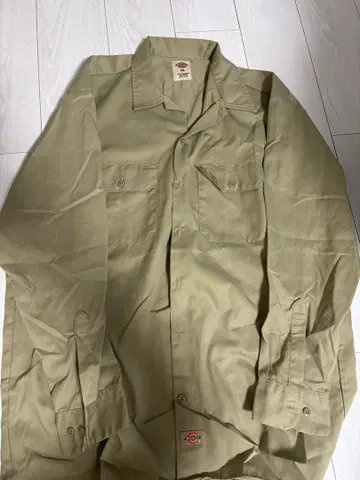 Dickies 워크 셔츠 베이지 XL 사이즈