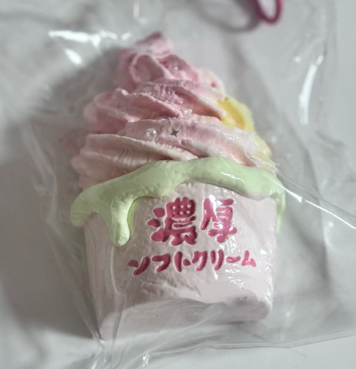 피치 아이스크림 말랑이 (생크림 같은 크림감)