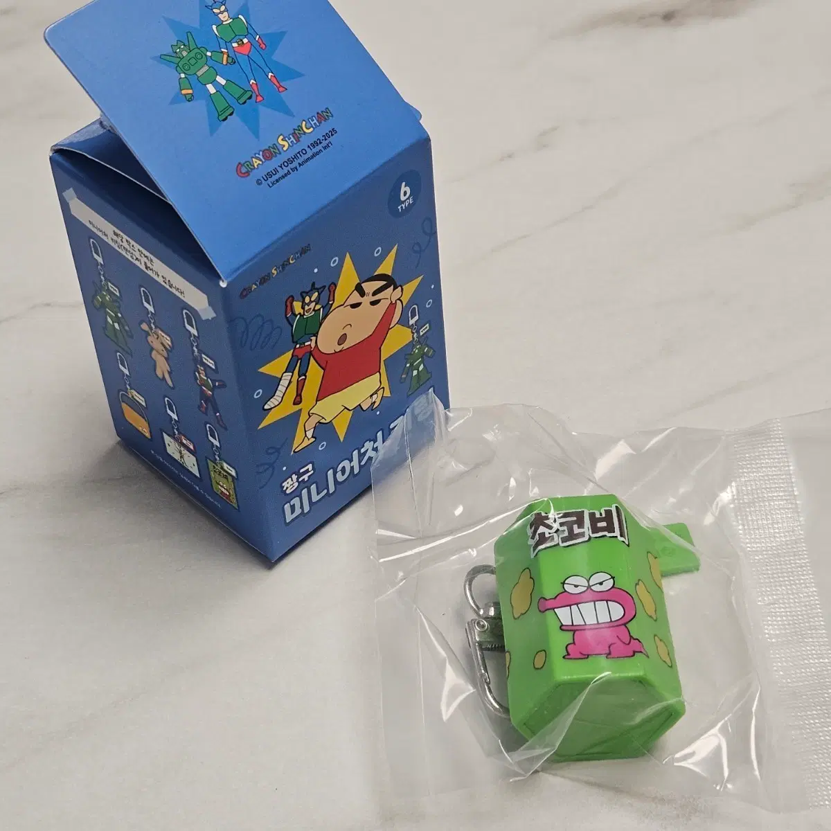 짱구 미니어처 랜덤 키링 초코비 피규어 확정