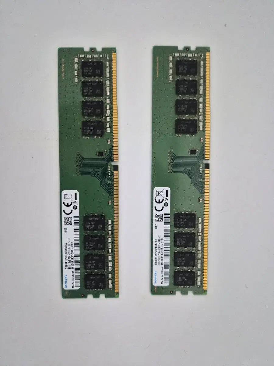 삼성 DDR4 PC4-2666V 8GB 2개