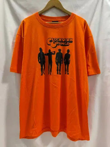 시계태엽 오렌지 티셔츠 영화 무비티셔츠 오렌지 M 사이즈