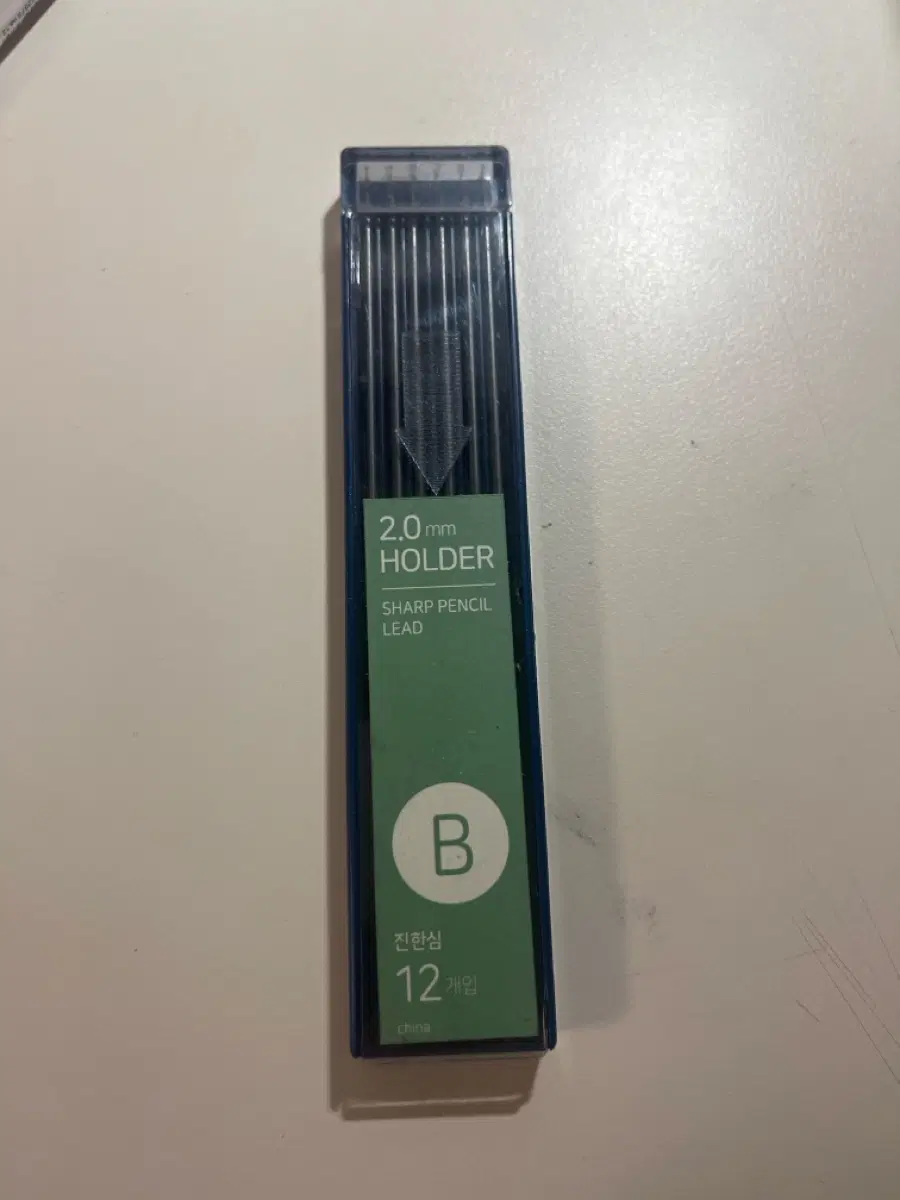 2.0mm 샤프심 B 진한심 12개입