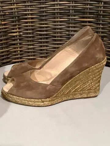 미사용 gaimo espadrilles 주트 웨지솔 샌들