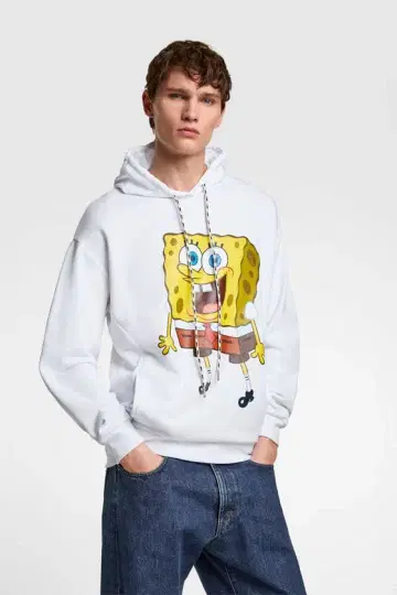 ZARA 스펀지밥 후드티
