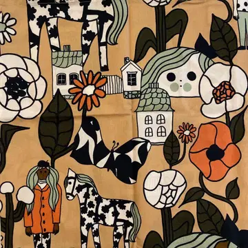 marimekko 마리메꼬 Marikyla 마리킬라 패브릭 백
