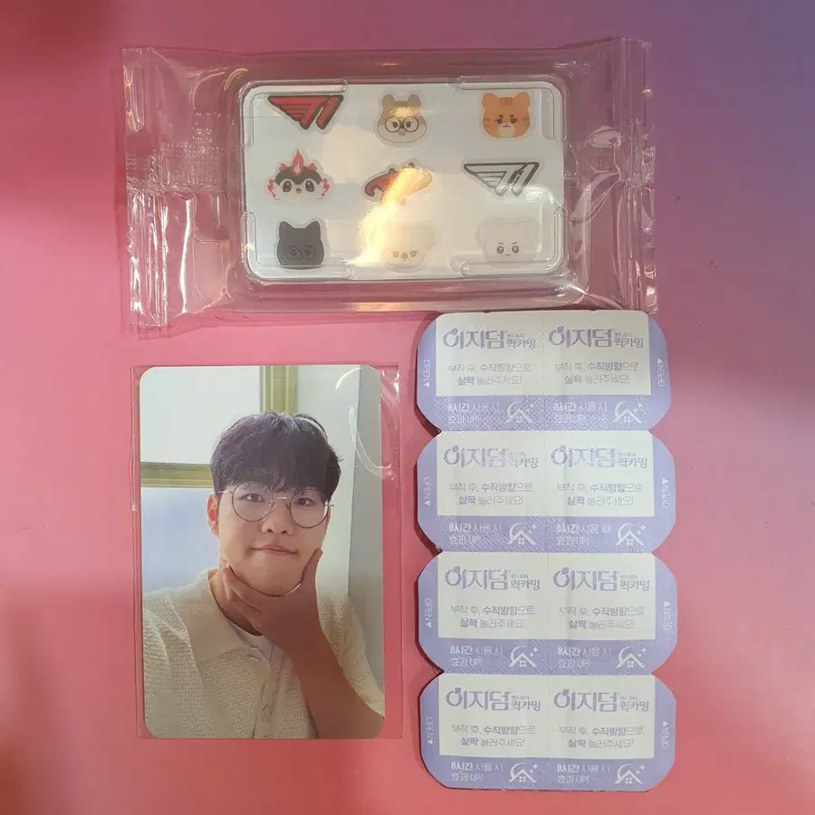 T1 이지덤 퀵카밍패치 8매+애니멀패치+오너 포카