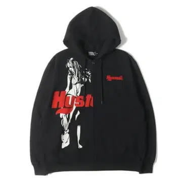 HYSTERIC GLAMOUR 집업 후드티 블랙