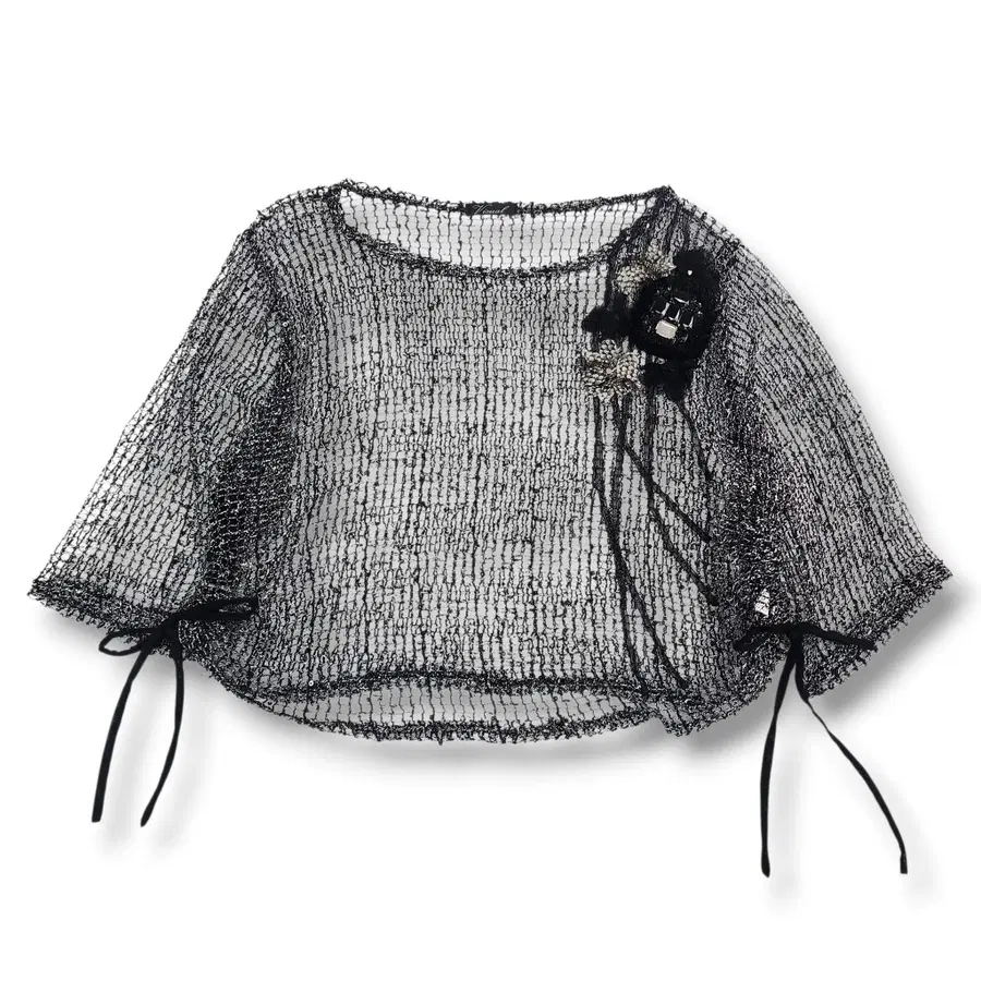 KNIT TOP 그물 니트 탑