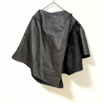 자라 우먼 라메 소재 광택감 상의 드레이프 디자인 M