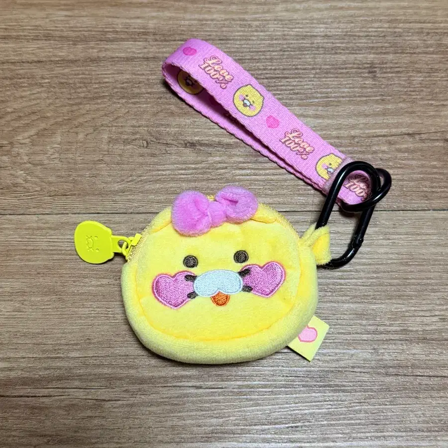 카카오프렌즈 춘식이 얼굴 파우치 키링