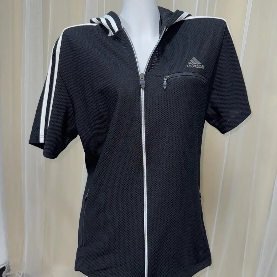 ADIDAS 아디다스 트랙 반팔 후드집업