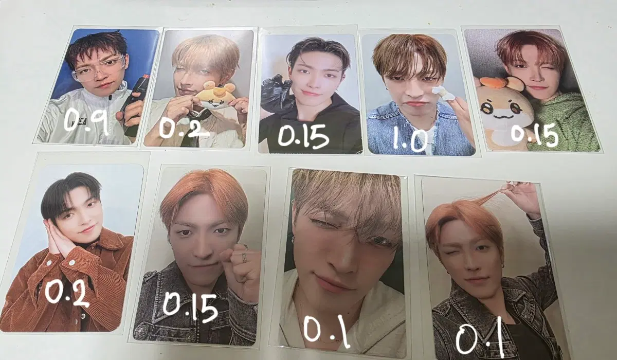 에이티즈 포토카드 급처합니다 포카급처 ATZ