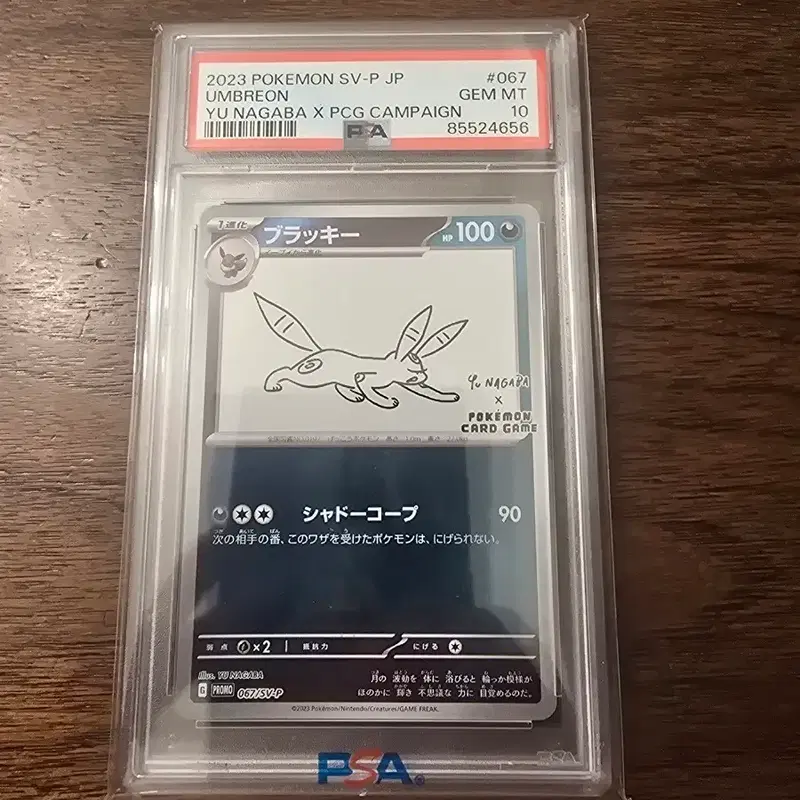 포켓몬카드 유나가바 블랙키 PSA 10