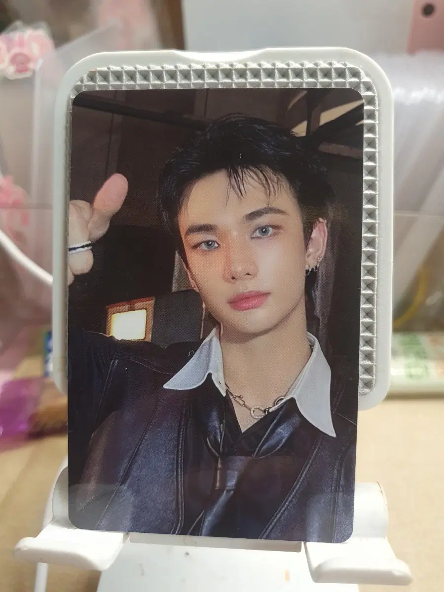 스트레이키즈 팝업 후드 포카 현진
