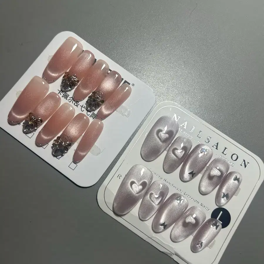 자석 네일팁 M L