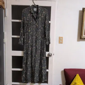 Laura Ashley 꽃무늬 롱 셔츠 원피스 사이즈 36
