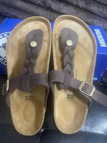 BIRKENSTOCK 샌들 브라운 37