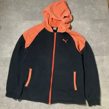 PUMA 푸마 플리스 지퍼 후드티 바이컬러 여성용 S~M Y2K