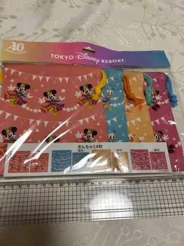새상품 Disney 도쿄 디즈니 리조트 40주년 복조리 4개 세트