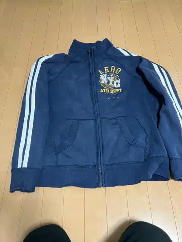 Aeropostale 집업 저지 네이비 L 사이즈