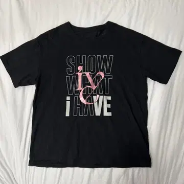 IVE SHOW WHAT I HAVE IN JAPAN 티셔츠 L 블랙