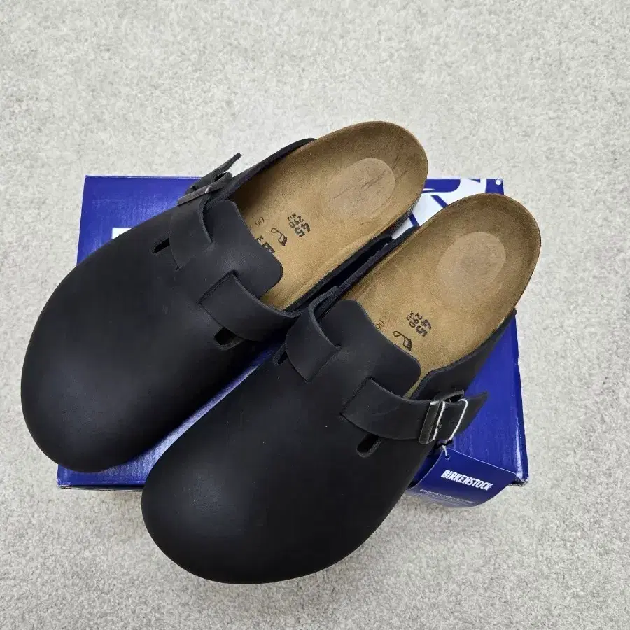 새제품 버켄스탁 보스턴 블랙 45 (290mm)