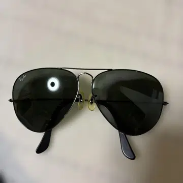 빈티지 레이밴 B&L 레이밴 블랙 프레임 미국제