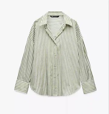 ZARA 자라 베이직 포플린 셔츠 L