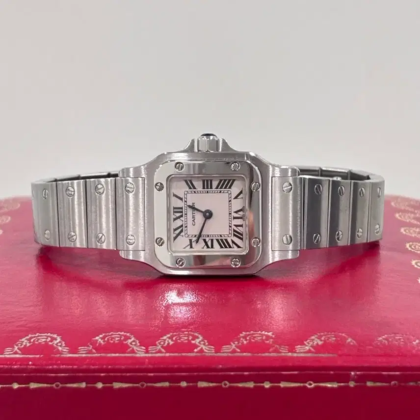 까르띠에 산토스 갈베 스몰 스틸 W20056D6 24mm 사진 2