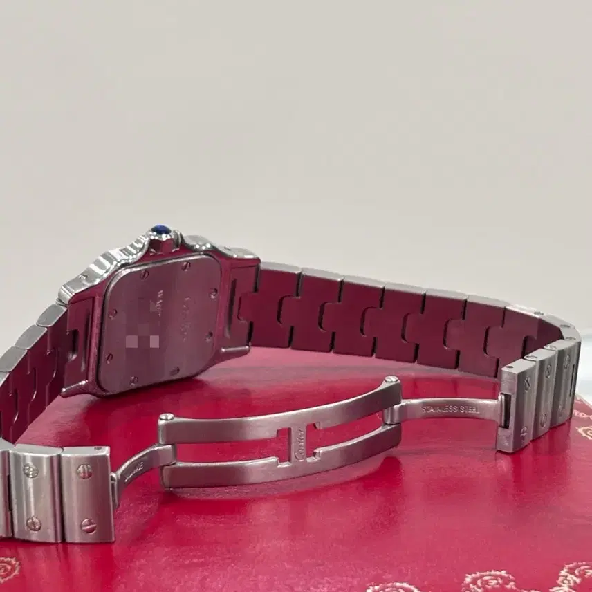 까르띠에 산토스 갈베 스몰 스틸 W20056D6 24mm 사진 6