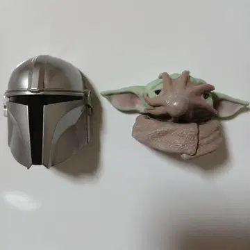Star Wars 만달로리안 & 그로구 페이스 마그넷 세트