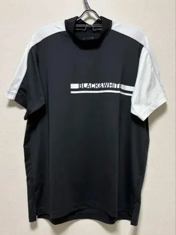 Black&White 골프웨어 반팔 셔츠 남성용