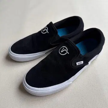 VANS 네이비 피크슈 슬립온 토트 스니커즈 23.5