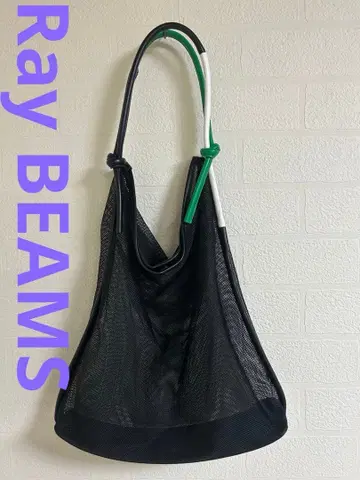 Ray BEAMS 메쉬 토트백 완판템