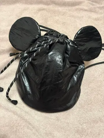 코엔 x Disney 미키마우스 복조리 숄더백 블랙