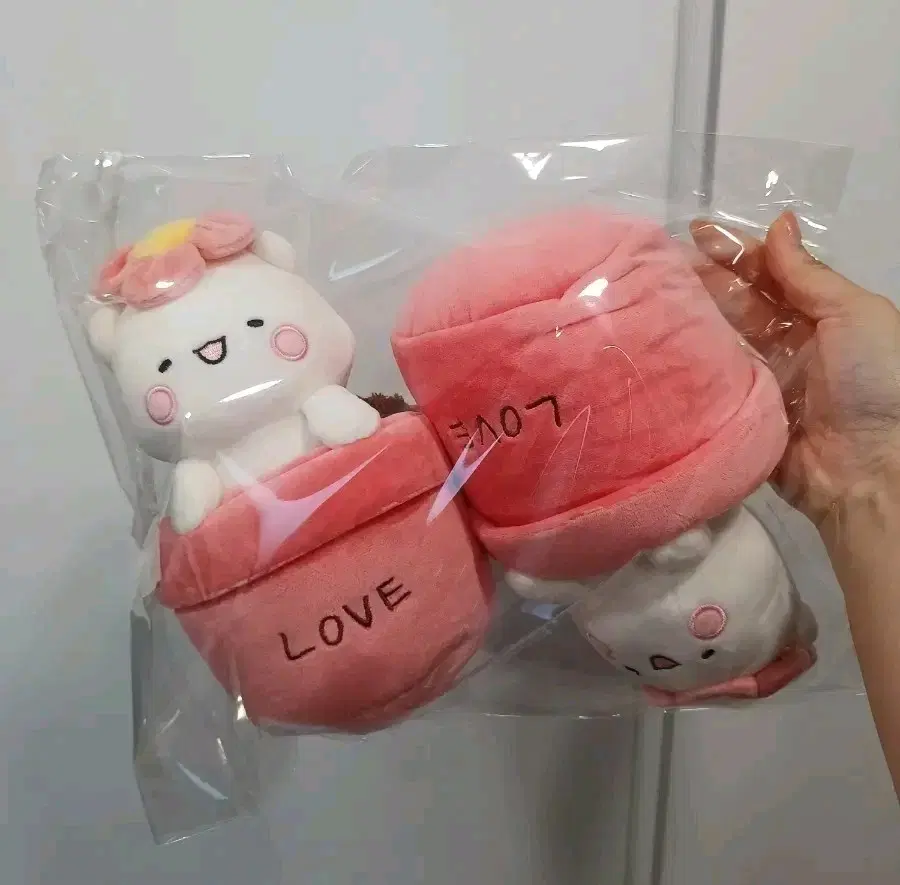 꽁달이 화분인형 2개 세트(새상품)
