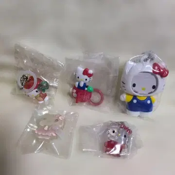 키티 가챠 메지루시 액세서리 키링 행거 사진 프레임