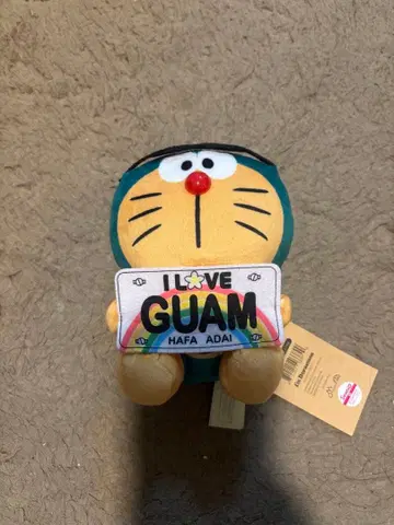 선번 도라에몽 괌 한정판 봉제 인형 마스코트 정품