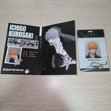 BLEACH 쿠로사키 이치고 학생증 아크릴 키링