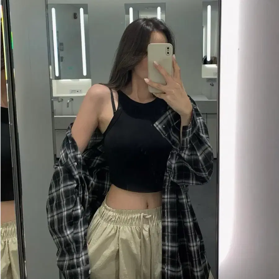 국내제작 보이핏 오버핏 체크 썸머 여름 체크 셔츠