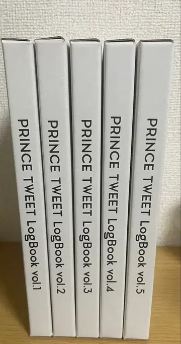우타프리 PRINCE TWEET LogBook 5권 세트